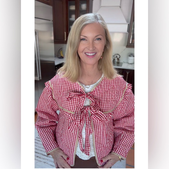 NET Red Checkered Jacket-S - Picture 7 of 17